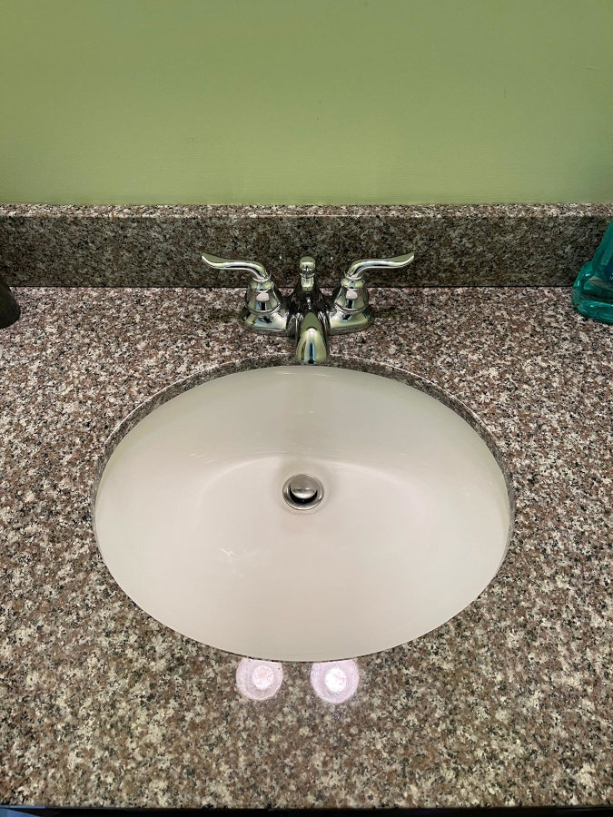 Bathroom Sink Cleaning